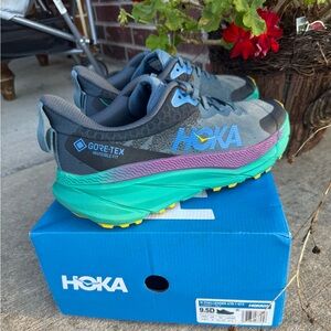 Hoka Challenger ATR 7 GTX - Teal and Purple